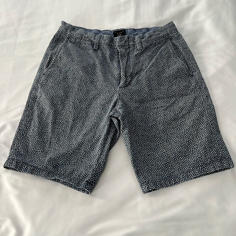 J. Crew Club Tiny Flowers Printed Shorts